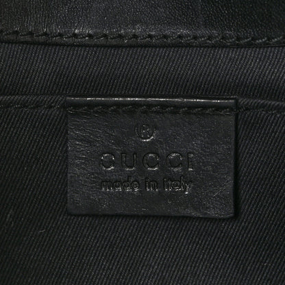 Gucci Monogram Studded Horsebit Clutch Black 5 of 9