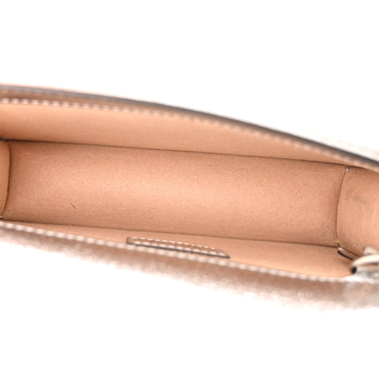 Metallic Calfskin Super Mini Dionysus Shoulder Bag Silver