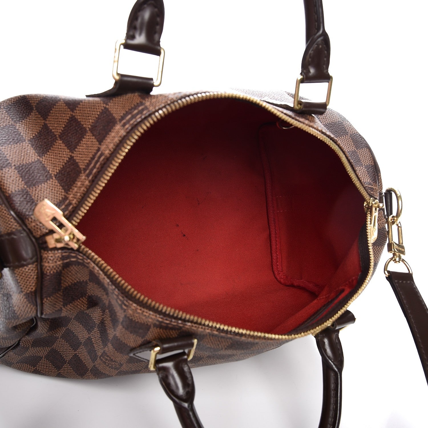 Louis Vuitton Damier Ebene Speedy Bandouliere 30 6 of 15