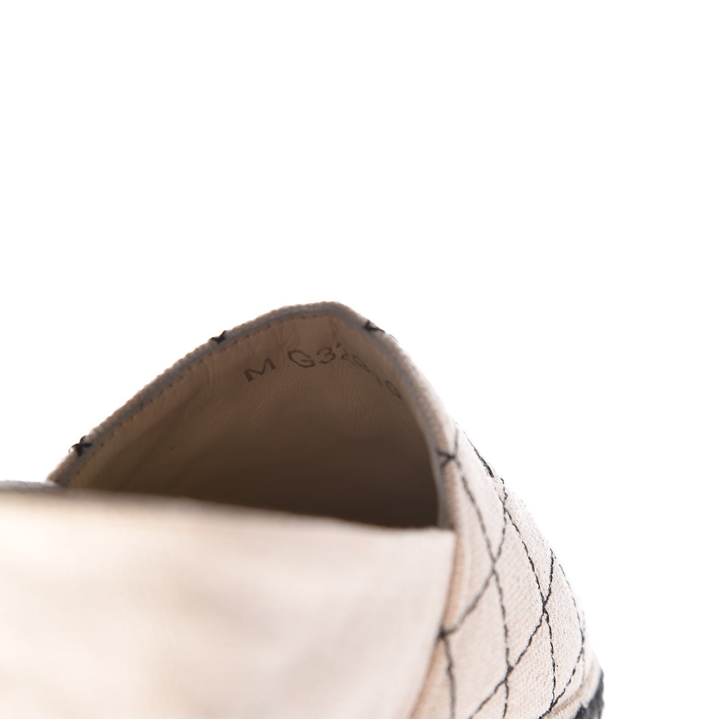 Fabric Biarritz CC Espadrilles 37 Beige Black