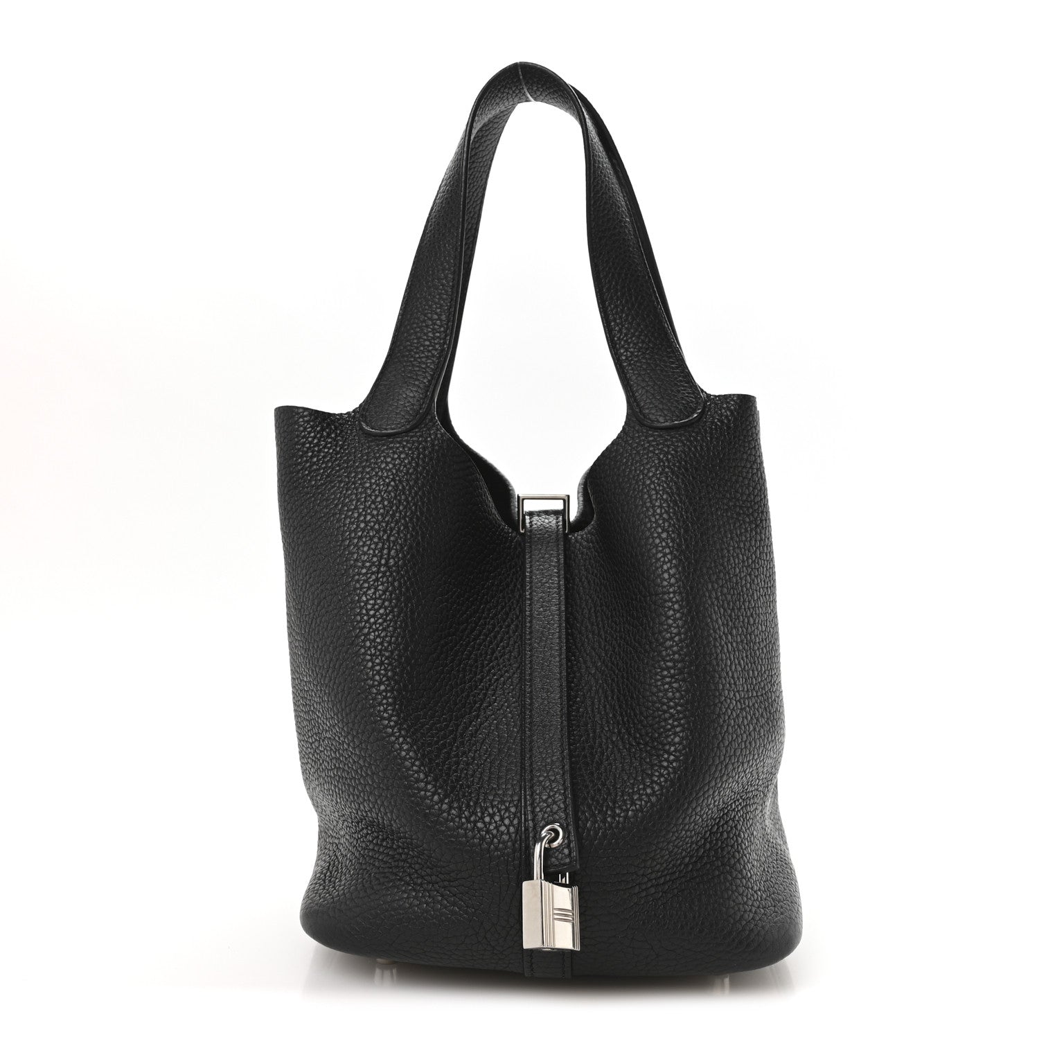 Hermes Taurillon Clemence Picotin Lock 22 MM Black 1 of 12