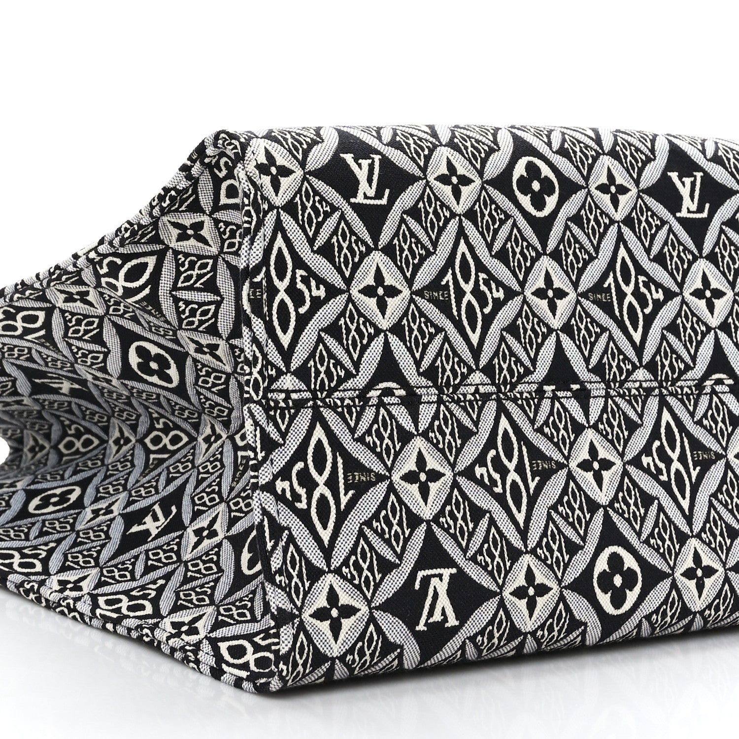 Louis Vuitton Jacquard Since 1854 Onthego GM Grey 7 of 8