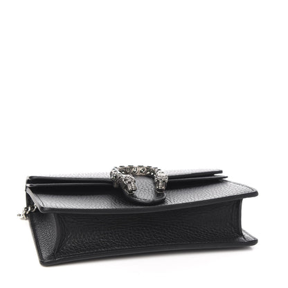 Gucci Calfskin Super Mini Dionysus Shoulder Bag Black 3 of 9