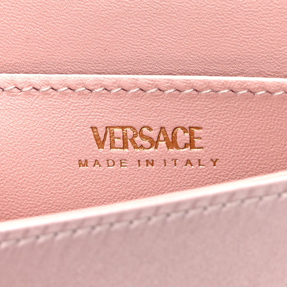 Versace Satin La Medusa Envelope Clutch Dusty Rose 6 of 10