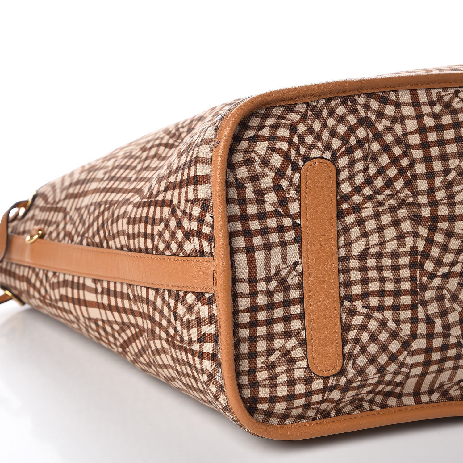 MCM Visetos Large Liz Reversible Shopper Tote Cognac 13 of 22