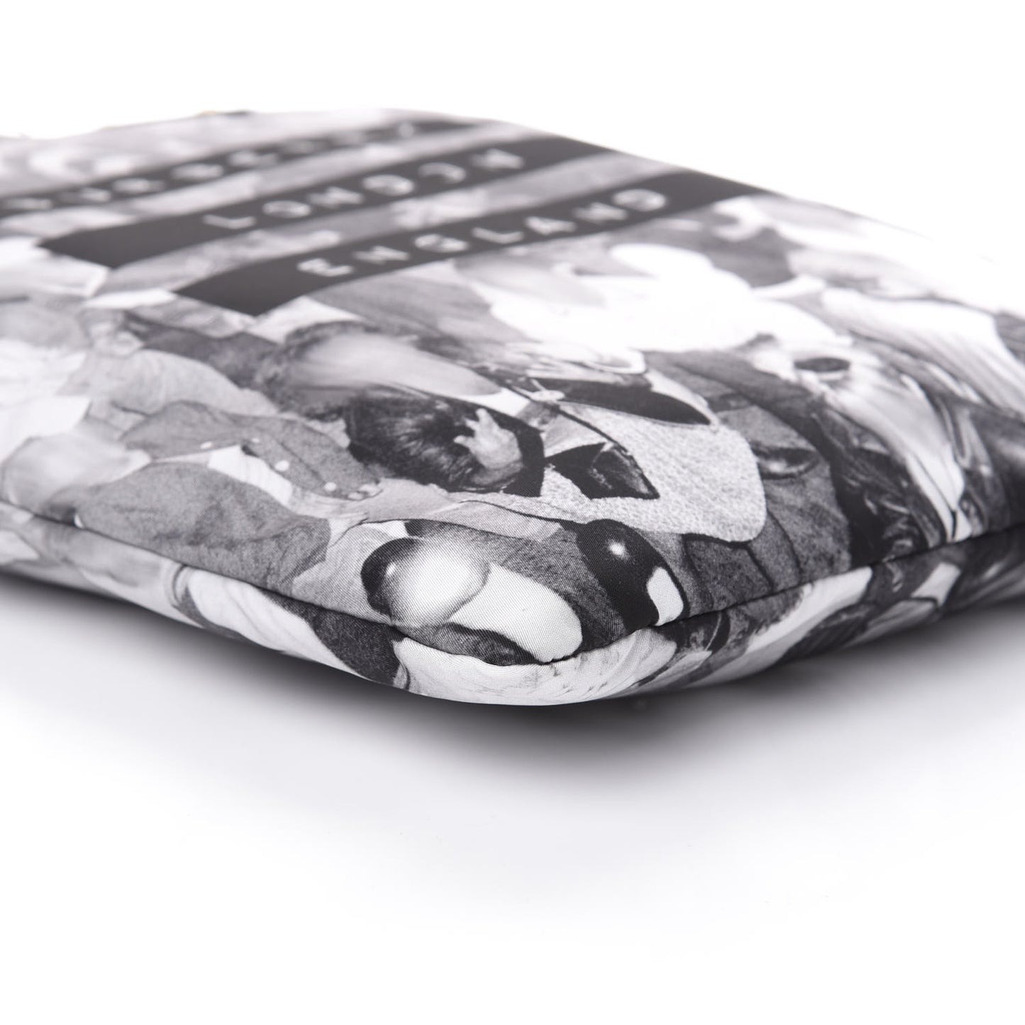 Nylon London Montage Print Flat Tote Bag Black