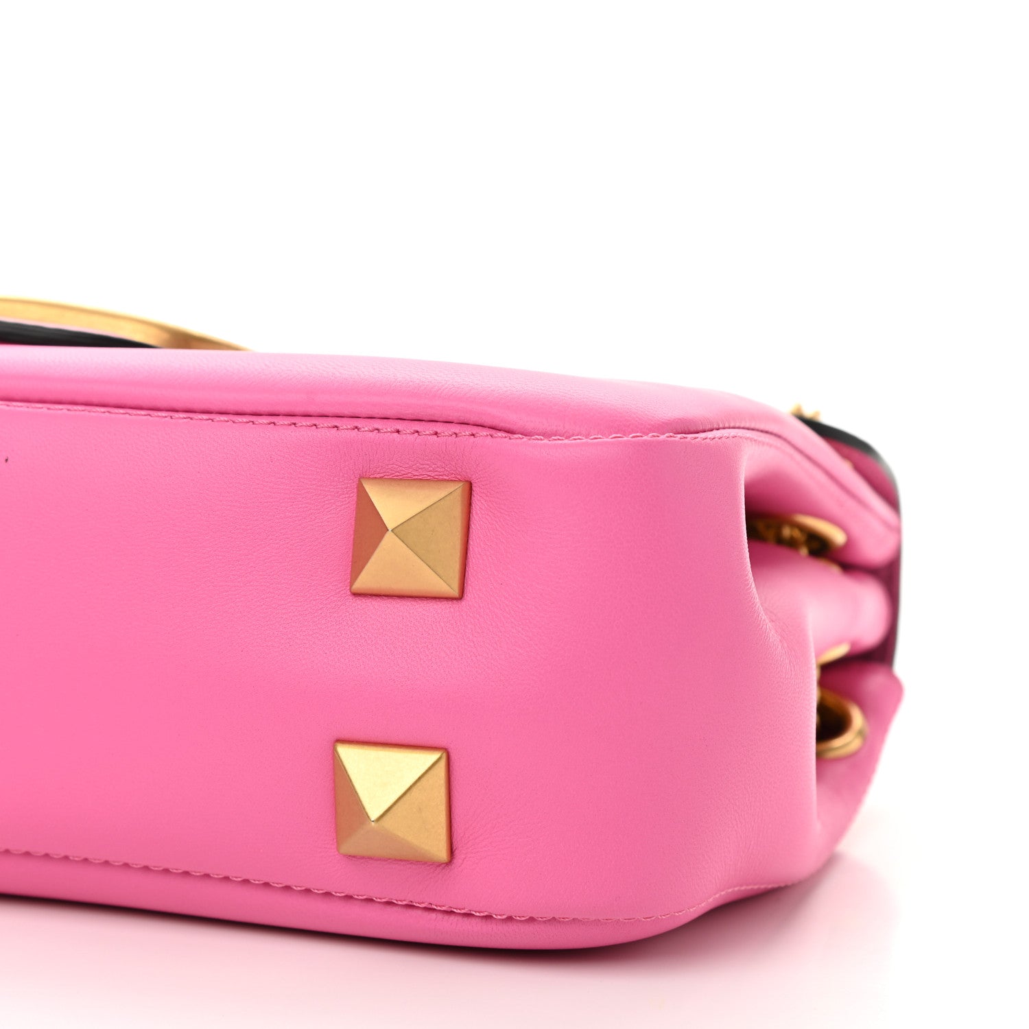 Valentino Garavani Nappa Stud Sign Shoulder Bag Feminine Pink 9 of 9