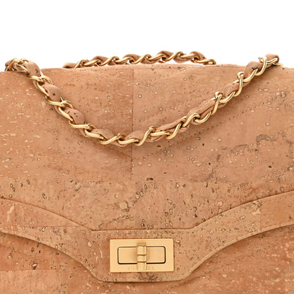 Chanel Cork Chevron Quilted Small Mademoiselle Flap Beige 8 of 14
