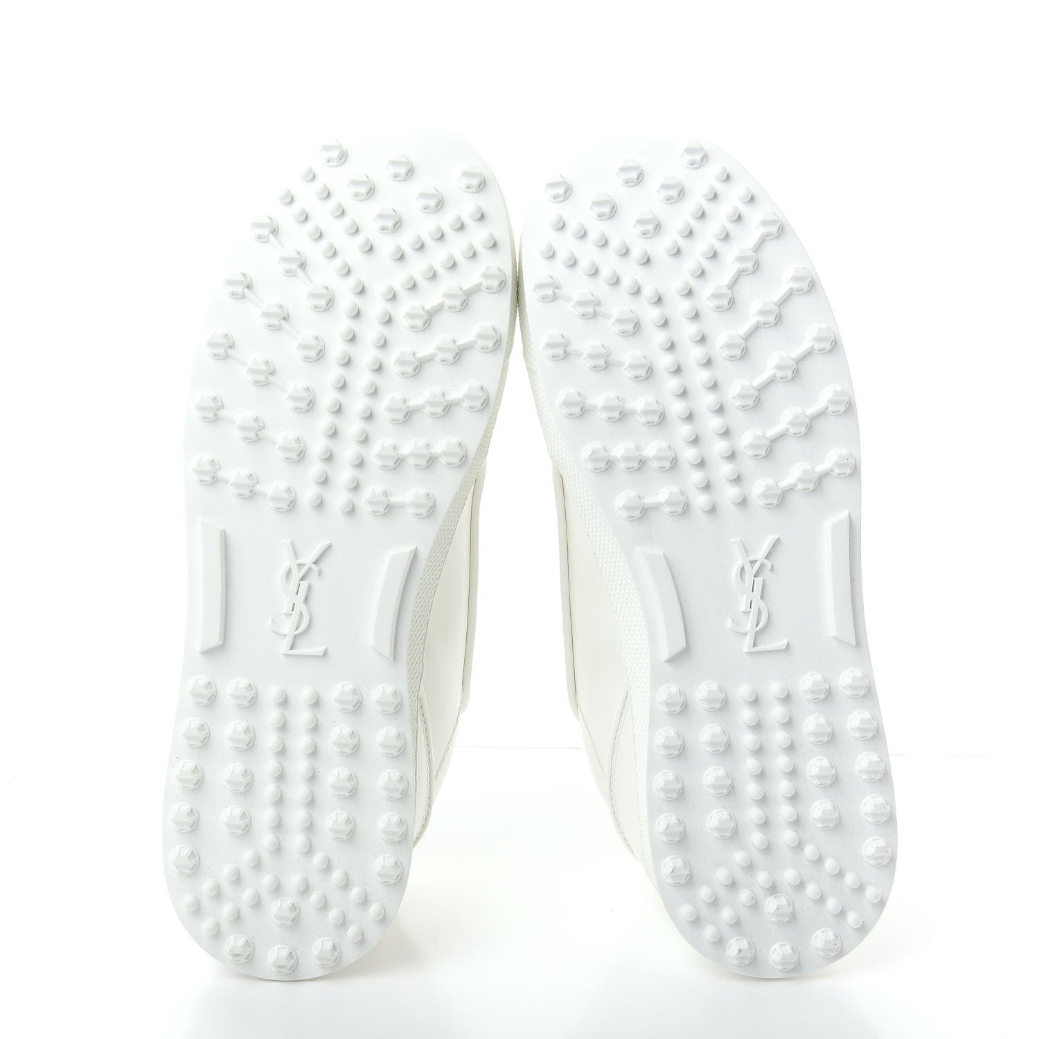 Saint Laurent Calfskin Jump Low Top Sneakers 42 Optic White 6 of 11