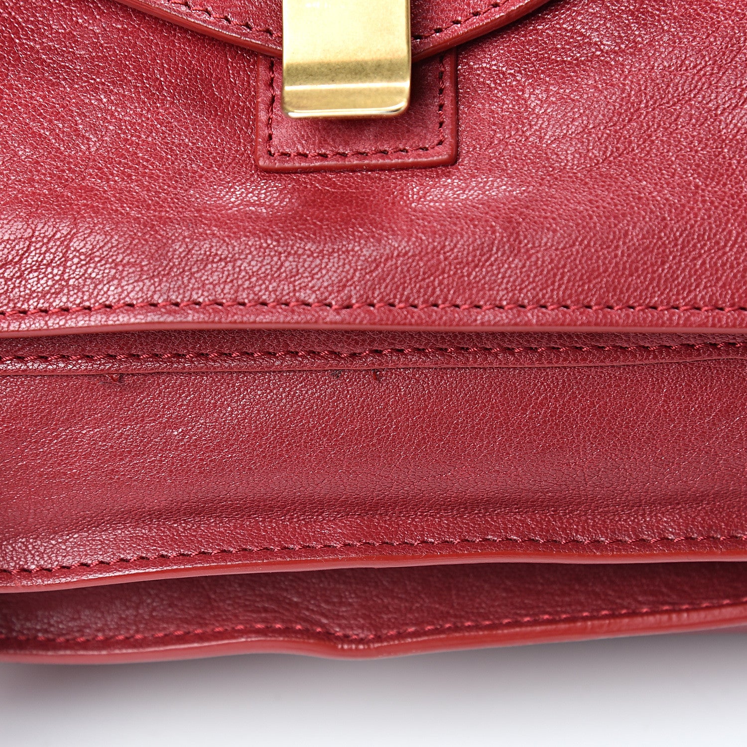 Proenza Schouler Lambskin Extra Large PS1 Satchel Chianti 14 of 17