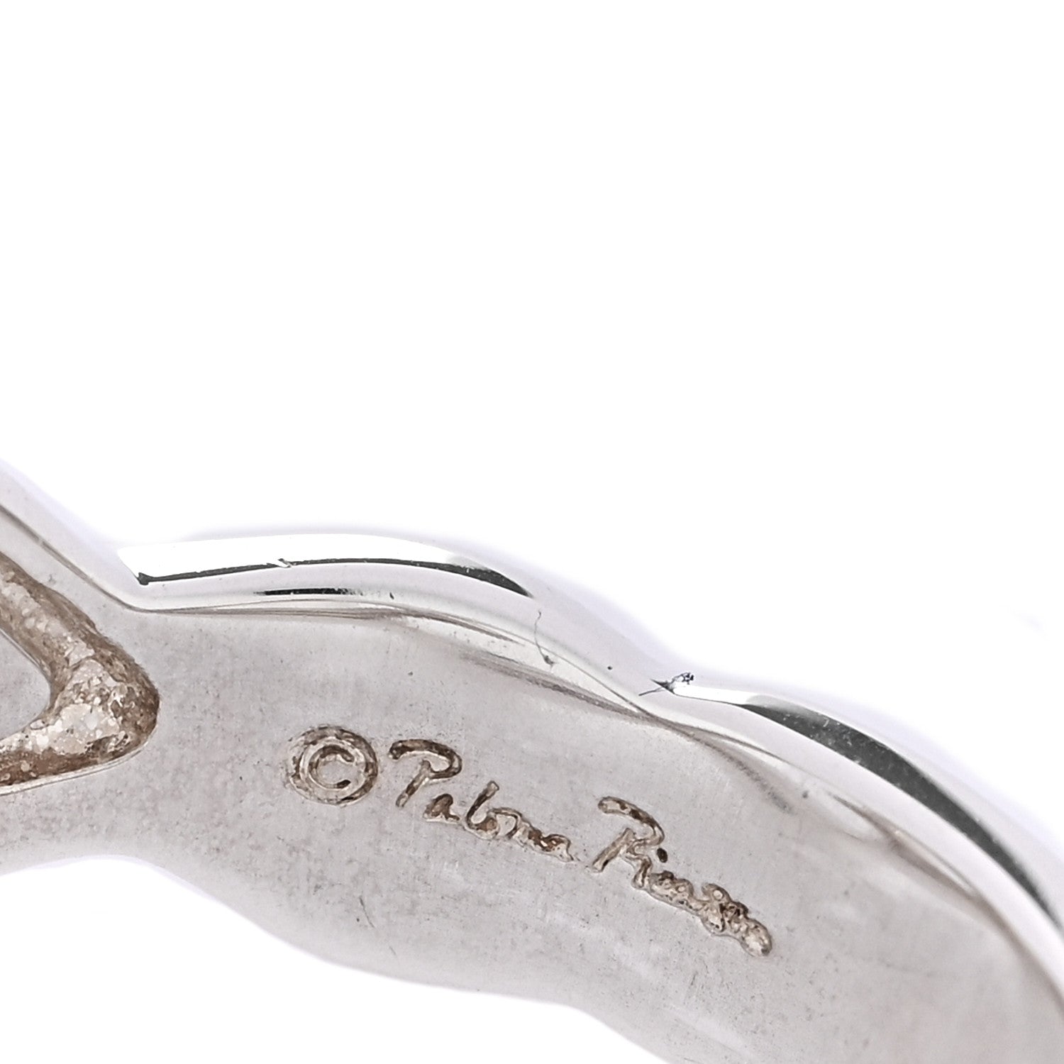 Tiffany Sterling Silver Paloma Picasso Double Loving Heart Ring 52 6 4 of 5