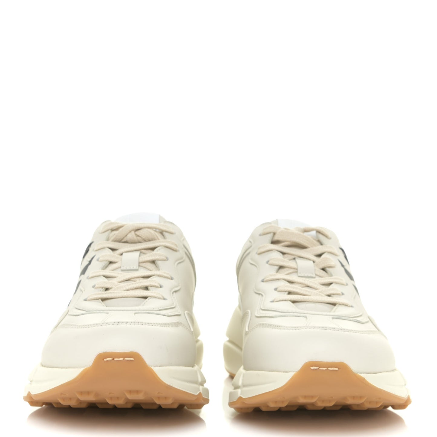X MLB Calfskin NY Yankees Mens Rhyton Sneakers 8 Mystic White