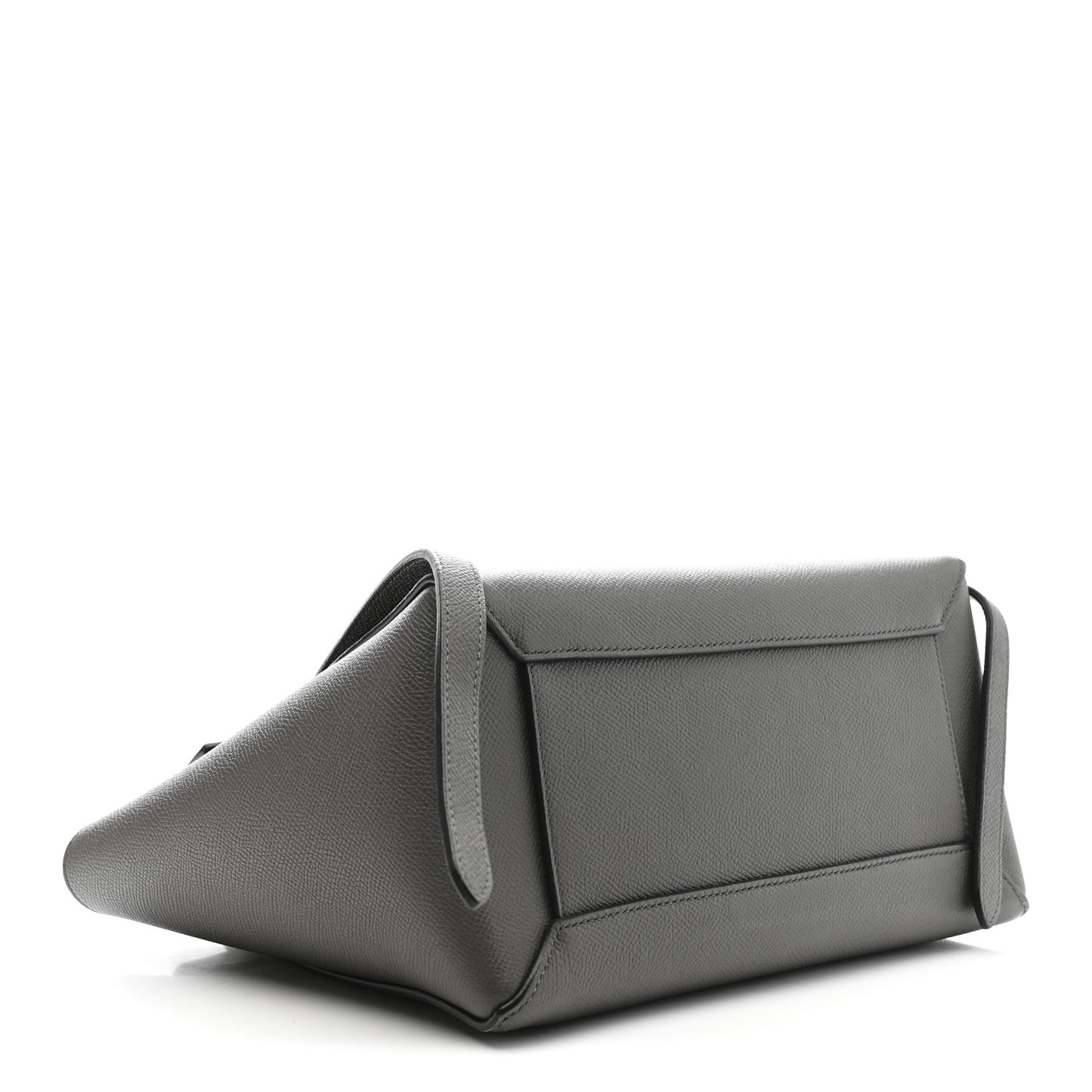 Baby Grained Calfskin Micro Belt Bag Grey