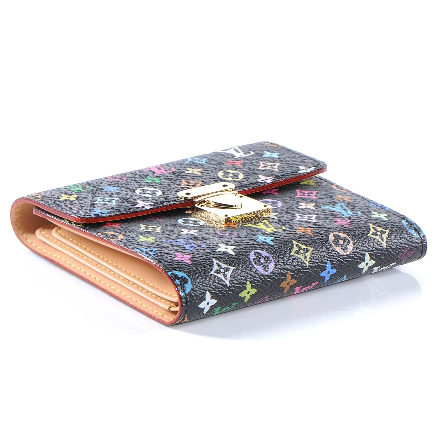 Monogram Multicolor Koala Wallet Black