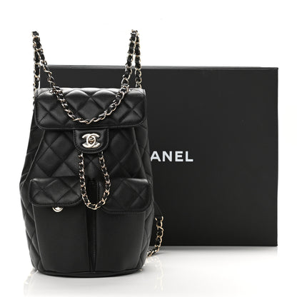 Chanel Caviar Quilted Pockets Backpack Black 10 of 10