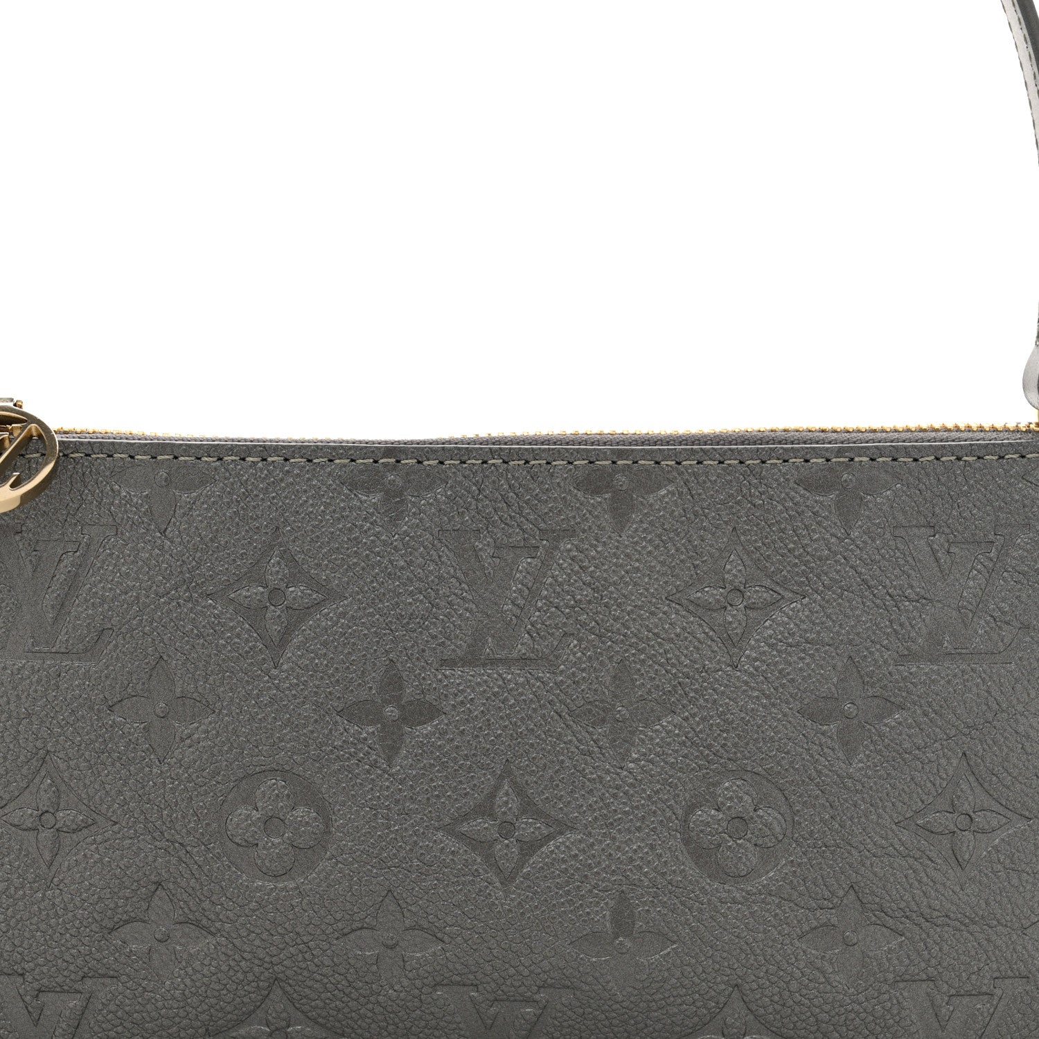 Louis Vuitton Shimmery Empreinte Pochette Sevres Gun Metal 7 of 9