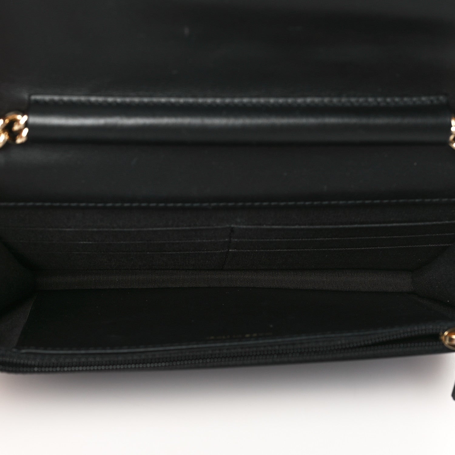Chanel Caviar Quilted Boy Wallet On Chain WOC Black 5 of 11