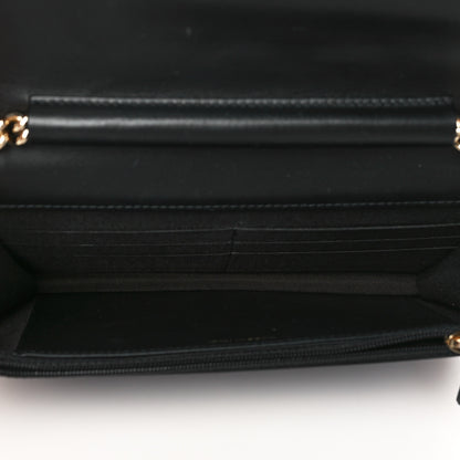 Chanel Caviar Quilted Boy Wallet On Chain WOC Black 5 of 11