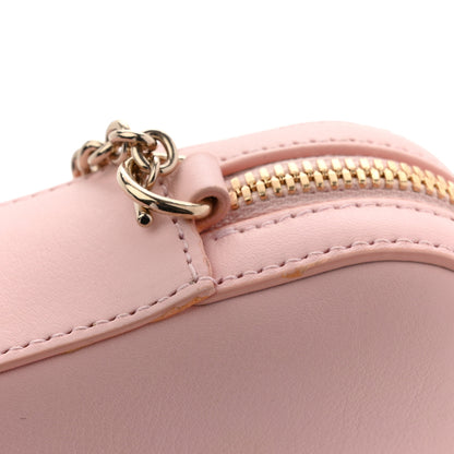 Gucci Dollar Calfskin Enamel Super Mini GG Marmont Chain Shoulder Bag Light Pink Blue 13 of 13