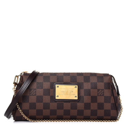 Louis Vuitton Damier Ebene Eva Clutch 1 of 10
