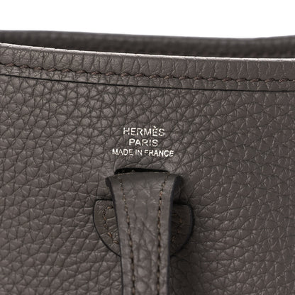 Hermes Taurillon Clemence Evelyne TPM Etain 5 of 10