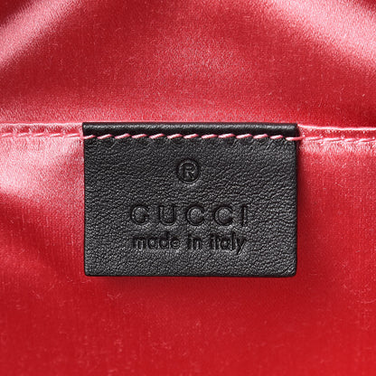 Gucci Velvet Matelasse Small GG Marmont Chain Shoulder Bag Black 6 of 10