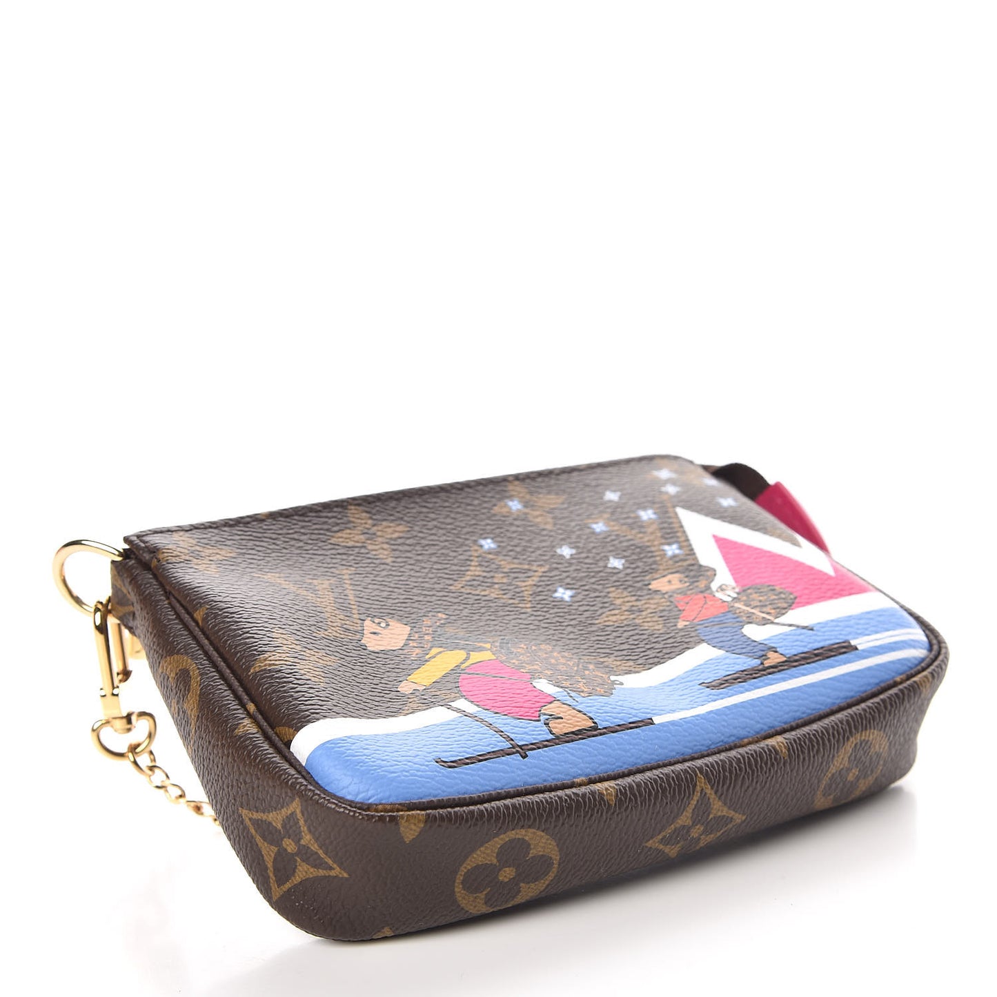 Monogram 2018 Christmas Animation Mini Bears Pochette Accessories
