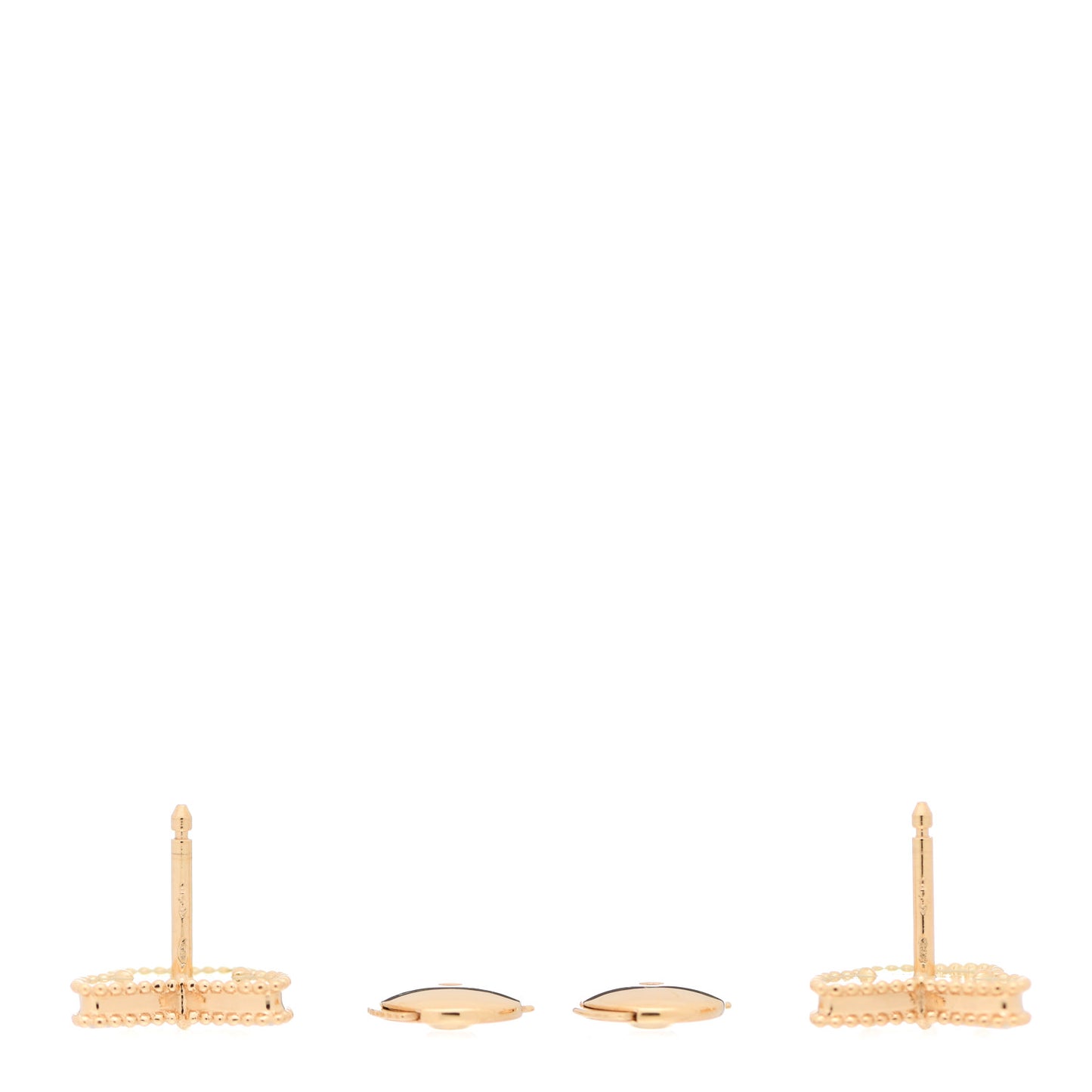 18K Yellow Gold Mother of Pearl Sweet Alhambra Butterfly Earrings