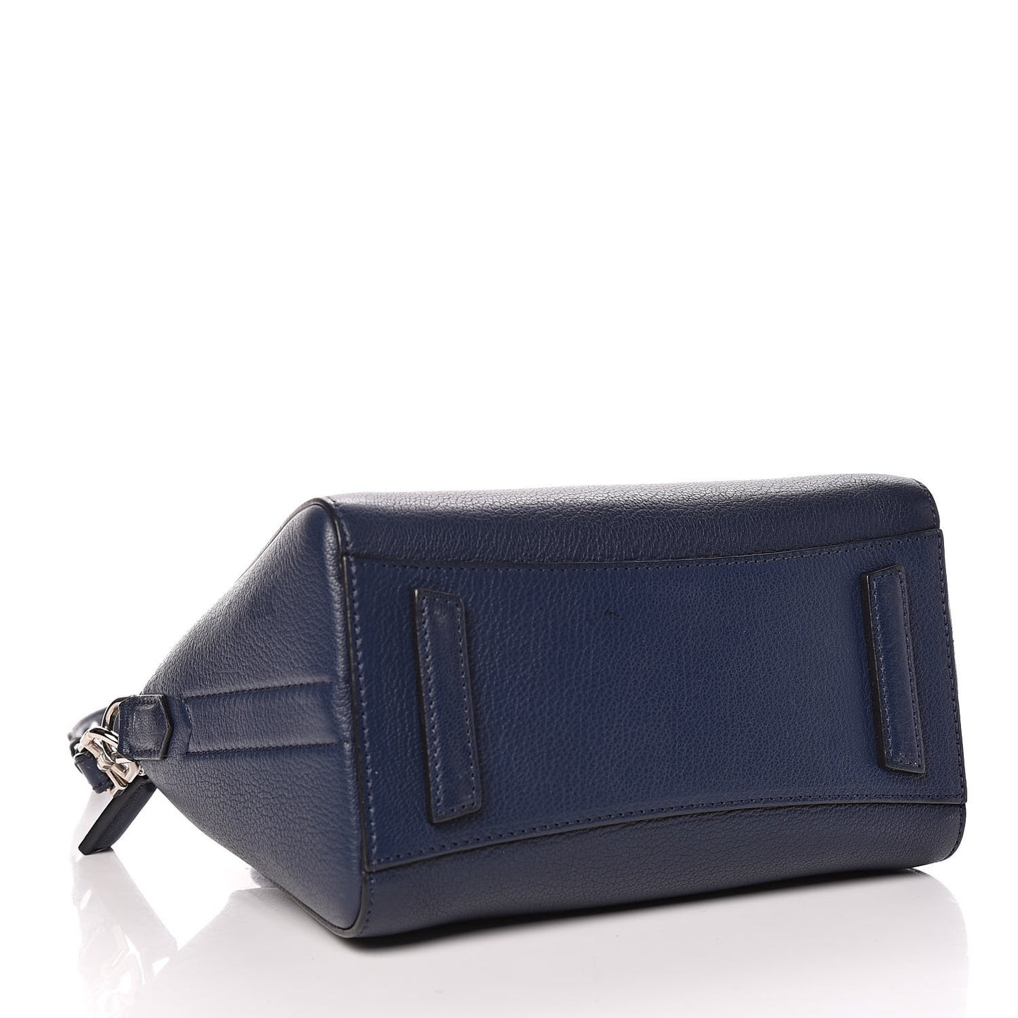 Sugar Goatskin Mini Antigona Mineral Blue