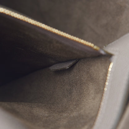 Celine Soft Grained Calfskin Small Belt Cabas Phantom Taupe 8 of 13