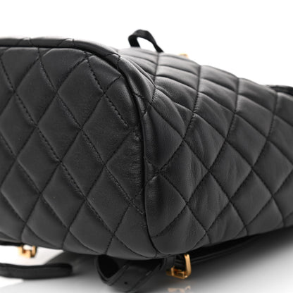 Chanel Lambskin Quilted Mini Urban Spirit Backpack Black 10 of 14