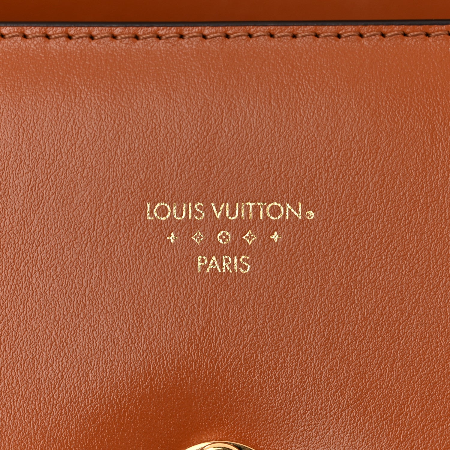 Louis Vuitton Smooth Calfskin LV Pont 9 Golden Siena 6 of 10