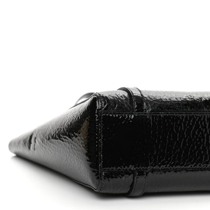 Balenciaga Textured Patent Calfskin XXS Everyday Tote Black 14 of 31