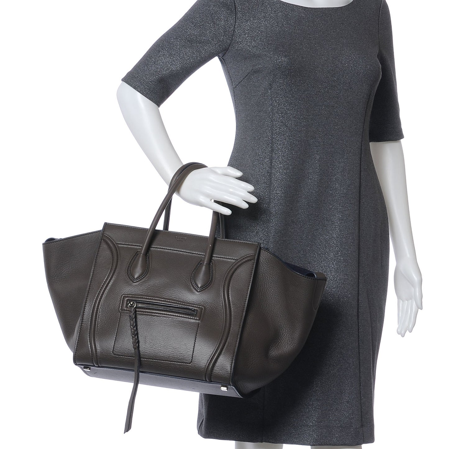 Smooth Calfskin Medium Phantom Luggage Anthracite