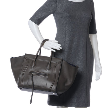 Celine Smooth Calfskin Medium Phantom Luggage Anthracite 2 of 10