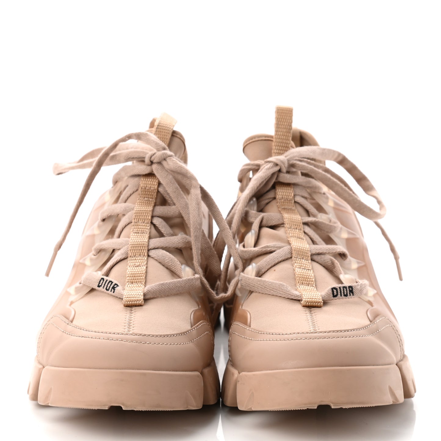 Neoprene Rubber Womens D-Connect Sneakers 36 Nude