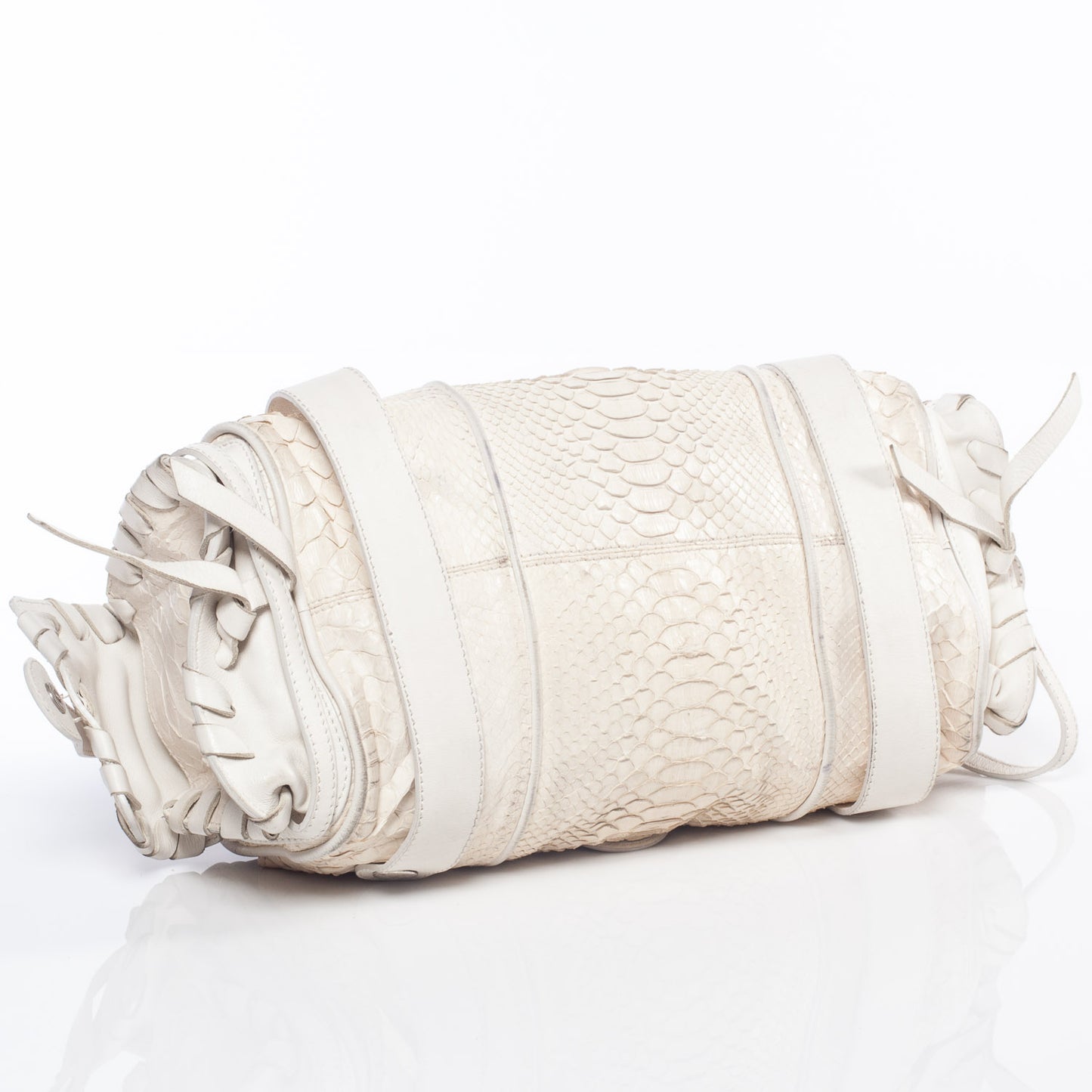 Python Silverado Shoulder Bag White