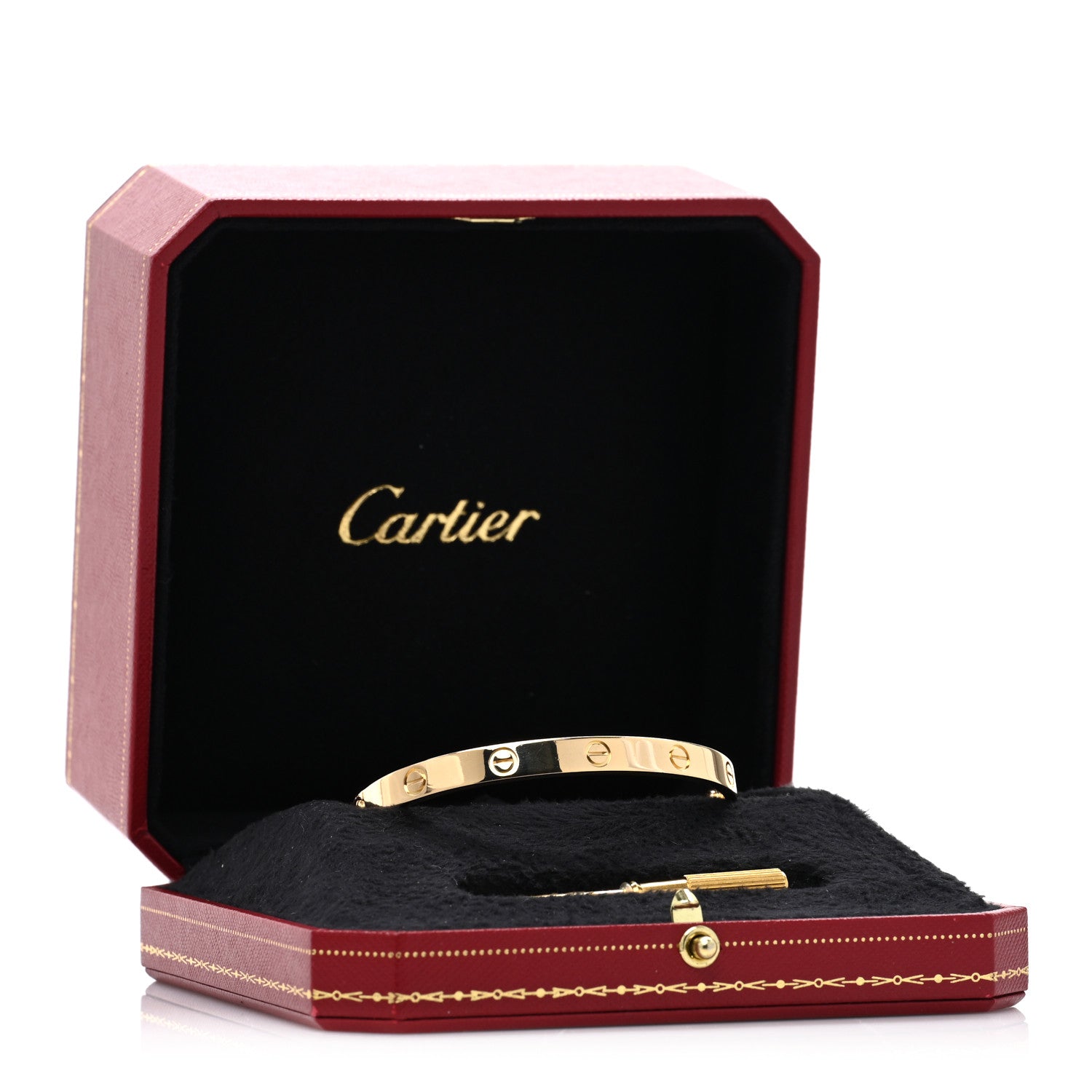 Cartier 18K Yellow Gold LOVE Bracelet 18 7 of 7