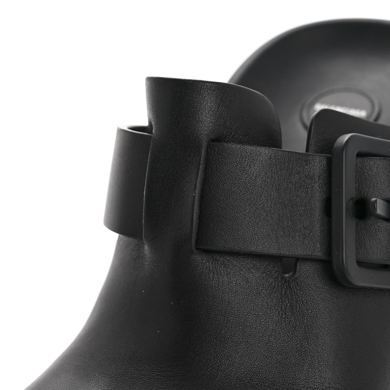 Balenciaga Calfskin Mallorca 80mm Mules 37 Black 11 of 14