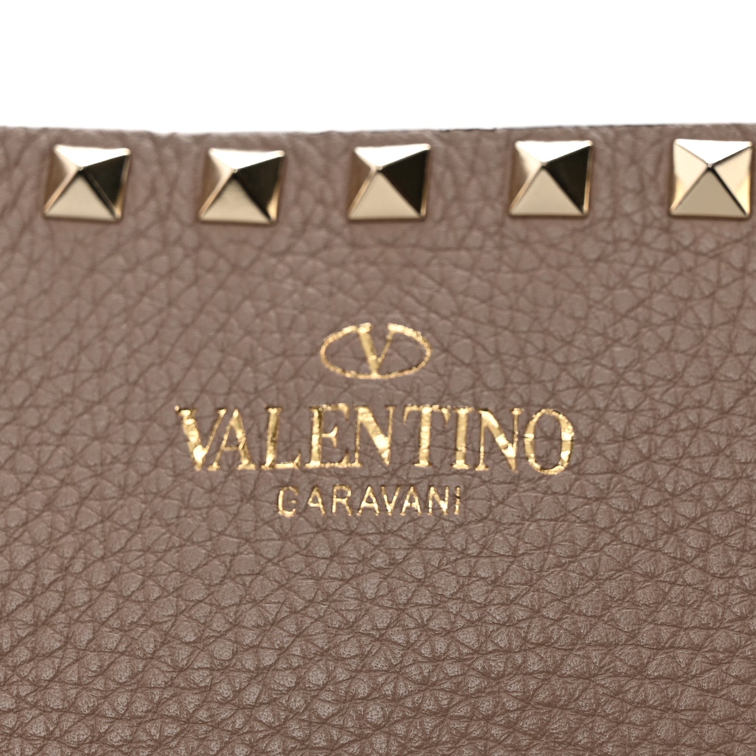 Valentino Garavani Grained Calfskin Rockstud Shoulder Tote Poudre 6 of 11