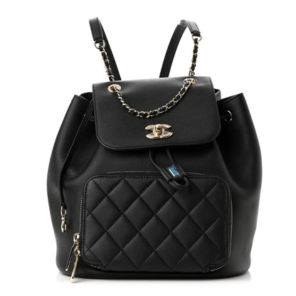 Chanel Caviar Quilted Business Affinity Backpack Black 1 of 12