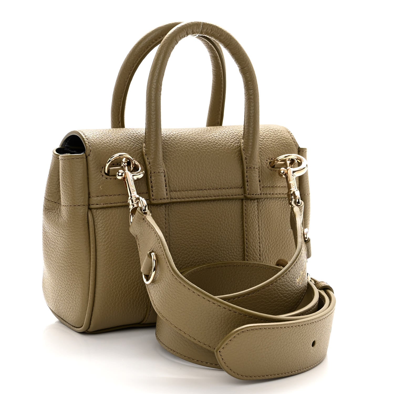 Mulberry Small Classic Grain Mini Bayswater Green 3 of 9