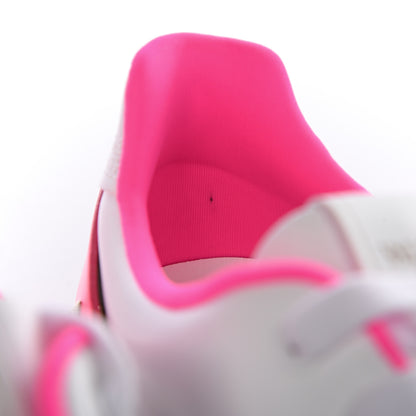 Valentino Garavani Calfskin Womens Backnet Sneakers 39 White Fuchsia 6 of 9