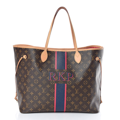 Louis Vuitton Monogram My LV Heritage Neverfull GM Violet Fuchsia 3 of 13