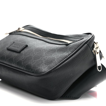 Gucci Soft GG Supreme Monogram Web Belt Bag Black Grey 9 of 9