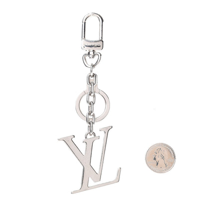 Louis Vuitton LV Facettes Bag Charm Key Holder Silver 2 of 4