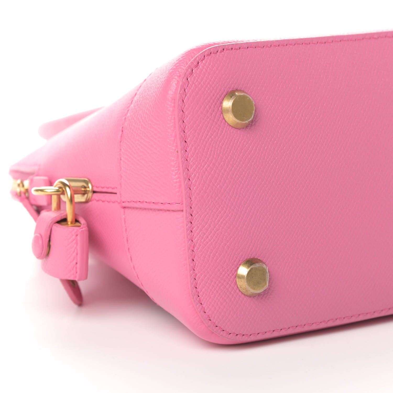 Balenciaga Signature Grained Calfskin Logo S Ville Top Handle Bag Rose Bubblegum Black 9 of 11