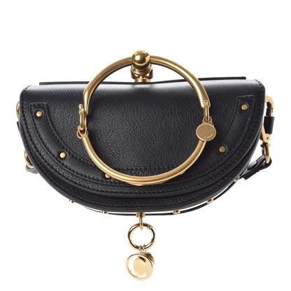 Chloe Calfskin Small Nile Bracelet Minaudiere Bag Black 1 of 9