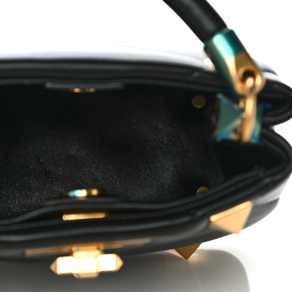 Valentino Garavani Nappa Mini Roman Stud The Handle Bag Black 5 of 9
