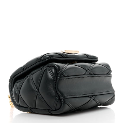 Louis Vuitton Lambskin Malletage Pico GO-14 Black 4 of 11